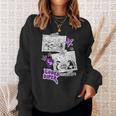 Kids DOAWK Purple Loded Diper Collage Book Series Sweatshirt Gifts for Her