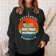 Kids Preschool Graduate Sloth Graduation Cap Sleeping On Books Sweatshirt Gifts for Her Kids Preschool Graduate Sloth Graduation Cap Sleeping On Books Sweatshirt Gifts for Her