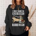 Kids Tiny Dinosaur Read Books & Pet My Bearded Dragon Lover Sweatshirt Gifts for Her Kids Tiny Dinosaur Read Books & Pet My Bearded Dragon Lover Sweatshirt Gifts for Her