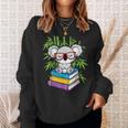 Koala Bear Librarian Reading Books Koala Sweatshirt Gifts for Her