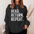 Librarian Art For Men Women School Library Book Lovers Sweatshirt Gifts for Her