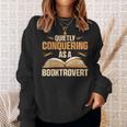 Librarian Book Reader Booktrovert Reading Sweatshirt Gifts for Her