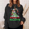 Librarian Booked Up For The Holidays Books Christmas Tree Sweatshirt Gifts for Her Librarian Booked Up For The Holidays Books Christmas Tree Sweatshirt Gifts for Her