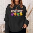 Librarian Let's All Go To The Library Cute Groovy Book Lover Sweatshirt Gifts for Her