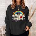 Libraries Are For Everyone Book Ally Gay Pride LGBTQ Month Sweatshirt Gifts for Her