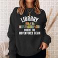 Library Art For Men Women Bookworm Reading Book Lovers Sweatshirt Gifts for Her Library Art For Men Women Bookworm Reading Book Lovers Sweatshirt Gifts for Her