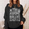 Library Assistant Librarian Associate Keeper Book Lover Sweatshirt Gifts for Her Library Assistant Librarian Associate Keeper Book Lover Sweatshirt Gifts for Her