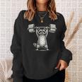 I Lift So I Can Carry More Books Raccoon Reader Workout Sweatshirt Gifts for Her
