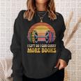 I Lift So I Can Carry More Books Reading Humor Workout Sweatshirt Gifts for Her