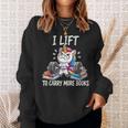 Lifting To Hold More Books Deadlift Unicorn Reader Workout Sweatshirt Gifts for Her Lifting To Hold More Books Deadlift Unicorn Reader Workout Sweatshirt Gifts for Her