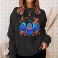 Little Ghost Coffee Tee Spooky Season Ghost Reading Book Sweatshirt Gifts for Her