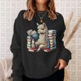 Llama Reading Book Reader Bookworm Alpaca Lover Sweatshirt Gifts for Her Llama Reading Book Reader Bookworm Alpaca Lover Sweatshirt Gifts for Her