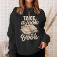 Take a Look It's In a Book Author History Reading Sweatshirt Gifts for Her Take a Look It's In a Book Author History Reading Sweatshirt Gifts for Her