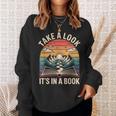 Take a Look It’s In a Book Vintage Sunset Mountain Reading Sweatshirt Gifts for Her Take a Look It’s In a Book Vintage Sunset Mountain Reading Sweatshirt Gifts for Her