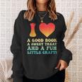 I Love A Good Book Sweet Treat Crochet Baking Sweatshirt Gifts for Her I Love A Good Book Sweet Treat Crochet Baking Sweatshirt Gifts for Her