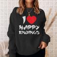 I Love Happy Endings Massage Book Reader Idea T-Shirt Sweatshirt Gifts for Her
