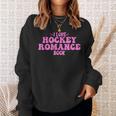 I Love Hockey Romance Book Hockey Lover Bookish Quote Sweatshirt Gifts for Her I Love Hockey Romance Book Hockey Lover Bookish Quote Sweatshirt Gifts for Her