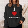 I Love Reading Books Reading Sweatshirt Gifts for Her I Love Reading Books Reading Sweatshirt Gifts for Her
