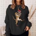 Meerkat Reading Books Sweatshirt Gifts for Her