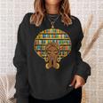 Melanin Afro Women Girl Book Librarian History African Sweatshirt Gifts for Her