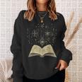 Mystic Astral Lunar Celestial Witch Spell Book Sweatshirt Gifts for Her