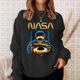 NASA Astronaut In Space Hole Comic Book Style Geek Sweatshirt Gifts for Her