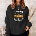 I Have No Shelf Control Book Lover Playful Bookworm Sweatshirt Gifts for Her