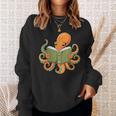 Octopus Reading Book Bookworm Librarian Women Men Kids Sweatshirt Gifts for Her