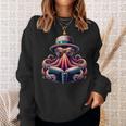 Octopus Reading Book Kraken Bookworm Sweatshirt Gifts for Her Octopus Reading Book Kraken Bookworm Sweatshirt Gifts for Her