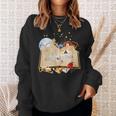 Old Book With Spells And Magical Accessories Sweatshirt Gifts for Her