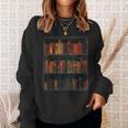 Old Books On Vintage Bookshelves Dark Academia Aesthetic Sweatshirt Gifts for Her Old Books On Vintage Bookshelves Dark Academia Aesthetic Sweatshirt Gifts for Her