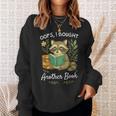 Oops I Bought Another Book Raccoon Reading Book Bookworm Sweatshirt Gifts for Her