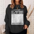 Party It's My 21st Birthday Sign My Shirt Guestbook Sweatshirt Gifts for Her Party It's My 21st Birthday Sign My Shirt Guestbook Sweatshirt Gifts for Her