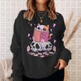 Pastel Goth Kawaii Occult Cute Cat Reading Pentacle Book For Men Women Sweatshirt Gifts for Her Pastel Goth Kawaii Occult Cute Cat Reading Pentacle Book For Men Women Sweatshirt Gifts for Her