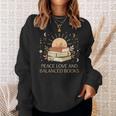 Peace Love And Balanced Books Tax Auditor Accountant Sweatshirt Gifts for Her Peace Love And Balanced Books Tax Auditor Accountant Sweatshirt Gifts for Her