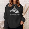 The Plot Thickens Raccoon Book Lover Sweatshirt Gifts for Her