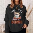 Purr-Fectly Bookish Cats And Books Sweatshirt Gifts for Her Purr-Fectly Bookish Cats And Books Sweatshirt Gifts for Her