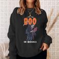 I Put The Boo In Books Halloween Librarian Sweatshirt Gifts for Her