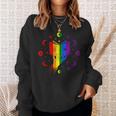 Rainbow Book With Stars And Moon Phases Gay Pride LGBT Sweatshirt Gifts for Her Rainbow Book With Stars And Moon Phases Gay Pride LGBT Sweatshirt Gifts for Her