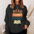Read Banned Books Freedom To Read Sweatshirt Gifts for Her