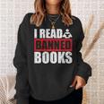 I Read Banned Books Readers Reading Sarcastic Sweatshirt Gifts for Her I Read Banned Books Readers Reading Sarcastic Sweatshirt Gifts for Her