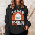 I Read Banned Booooks Banned Books Reader Sweatshirt Gifts for Her