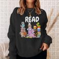Read Book Club Piggie Elephant Pigeons Teacher Library For Men Women Kids Sweatshirt Gifts for Her
