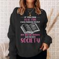 If You Can Read This Book Lovers Novel Reading Sweatshirt Gifts for Her