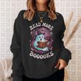 Read More Books Boo Ghost Halloween Reading Books Teacher Sweatshirt Gifts for Her Read More Books Boo Ghost Halloween Reading Books Teacher Sweatshirt Gifts for Her