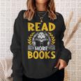 Read More Books Book Lovers Reading Sweatshirt Gifts for Her