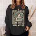 Read Books Be Kind Stay Weird Tarot Fairy Coffee Reading FAE Sweatshirt Gifts for Her Read Books Be Kind Stay Weird Tarot Fairy Coffee Reading FAE Sweatshirt Gifts for Her