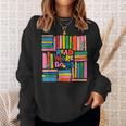 Read More Books Library Reading Literature Book Lover Nerd Sweatshirt Gifts for Her