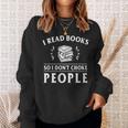 I Read Books So I Do Not Choke People Reading Bookworm Sweatshirt Gifts for Her I Read Books So I Do Not Choke People Reading Bookworm Sweatshirt Gifts for Her