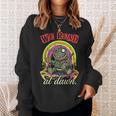 We Read At Dawn Frog Grimoire Book Sweatshirt Gifts for Her
